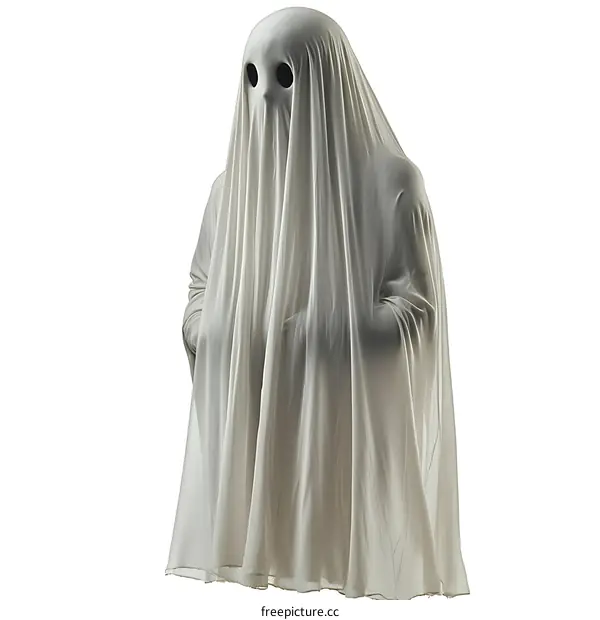 Mysterious White Ghost Costume Design