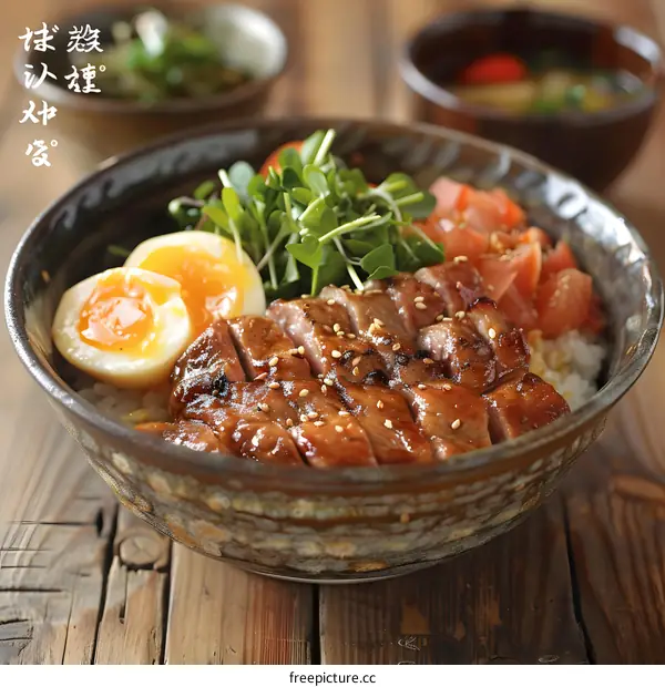 A delicious and healthy meal of pork tenderloin, rice, and vegetables.