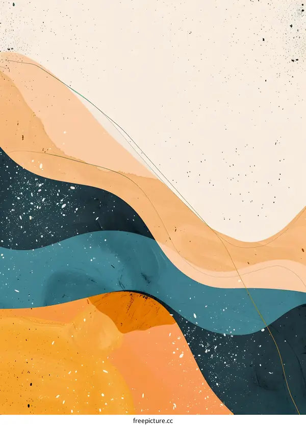 Abstract Background with Colorful Shapes