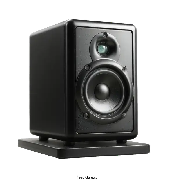 [Transparent Background PNG]High-Quality Studio Monitor Speaker