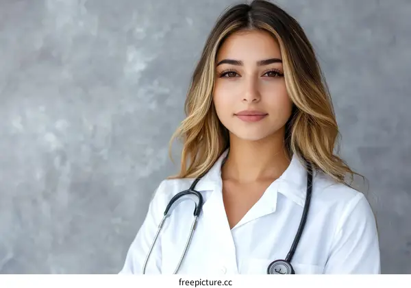 Female Doctor Portrait in Medical Setting