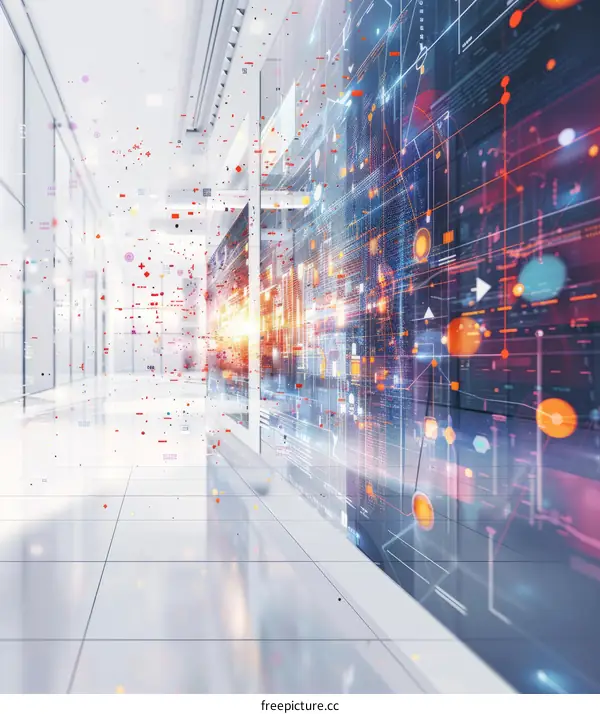 Futuristic Technology Abstract Illustration