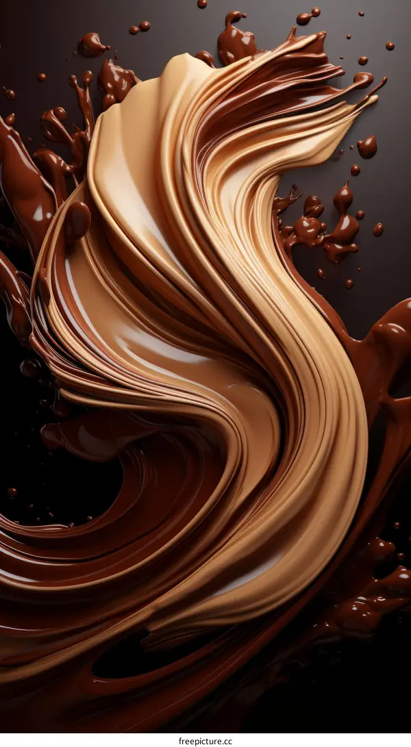 Liquid Chocolate Flow