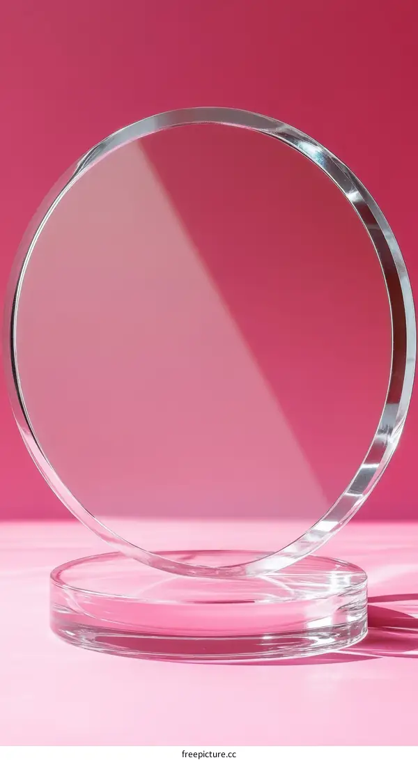 Transparent Acrylic Award Trophy Display