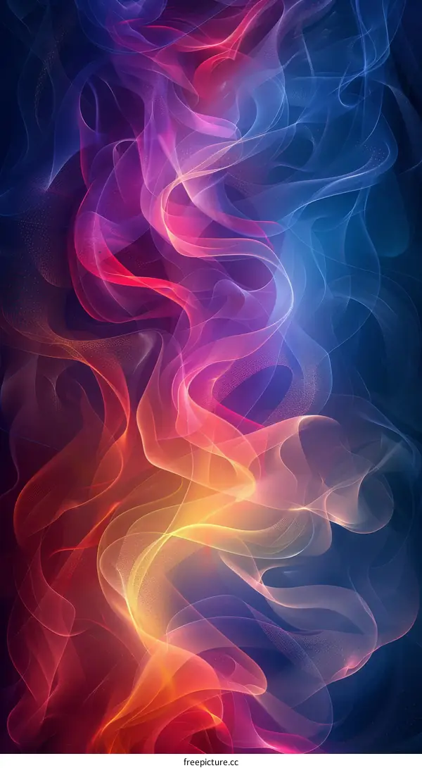 Colorful Abstract Background with Movement and Energy