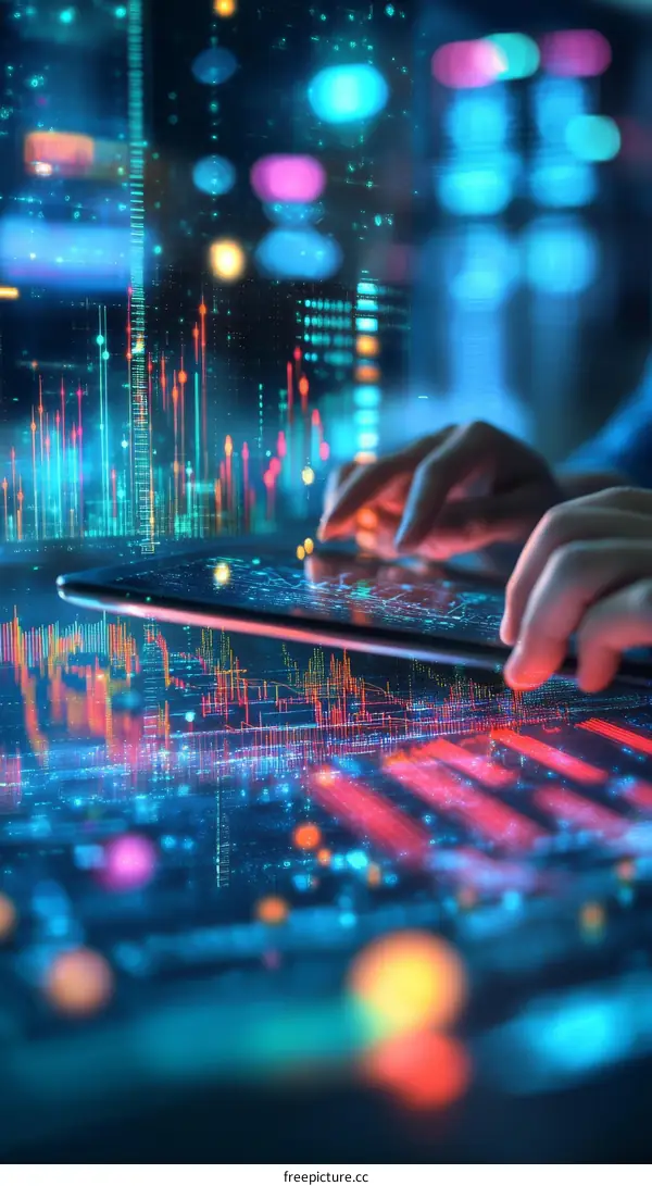 Data Visualization on a Tablet with Human Interaction