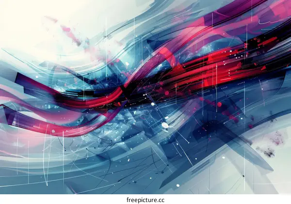 Colorful abstract painting