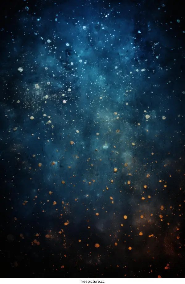 Vibrant Abstract Background with Blue and Orange Hues