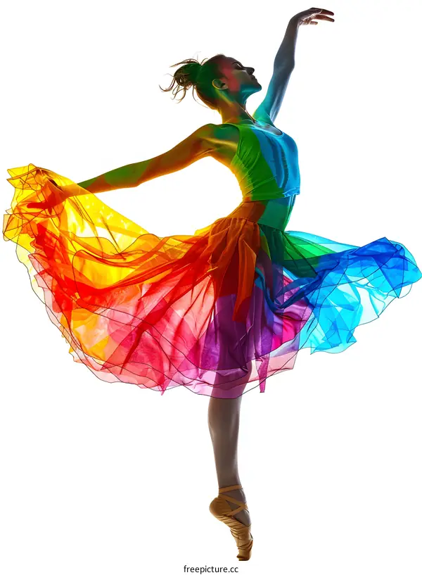 Colorful Ballet Dancer
