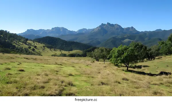 Mount Barney from the west