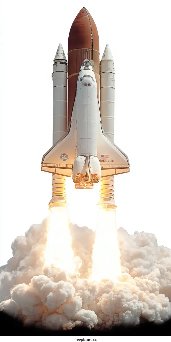 Space Shuttle Launch into Space