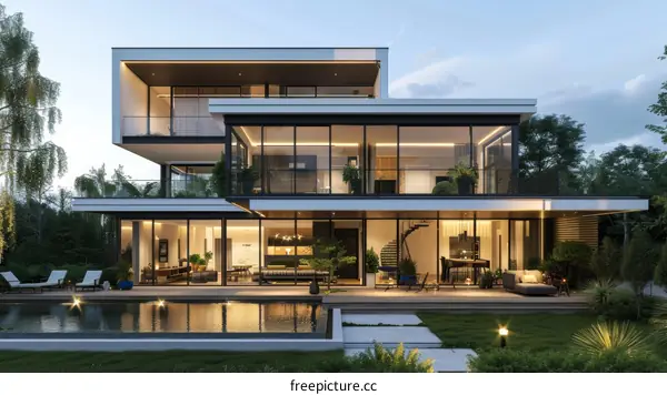 Modern Luxurious House Exterior Design