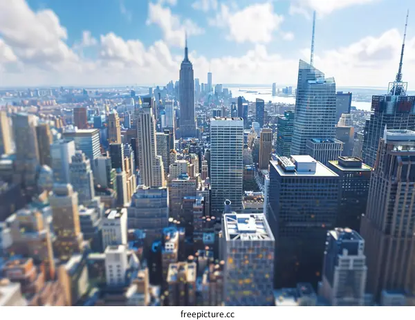 Manhattan Skyline at Dusk