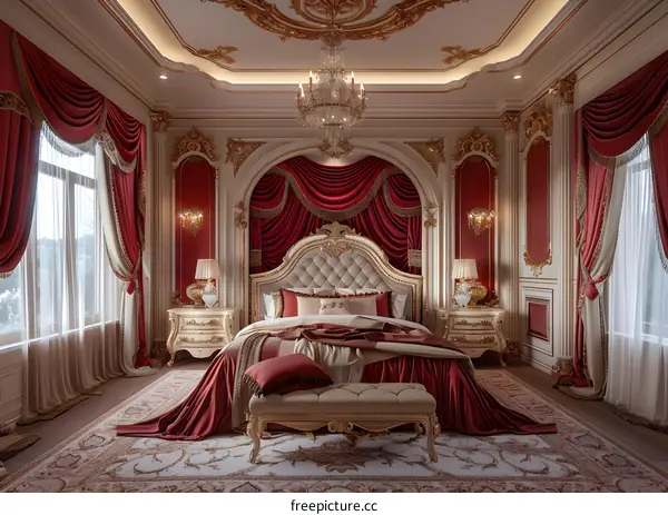 European luxury bedroom
