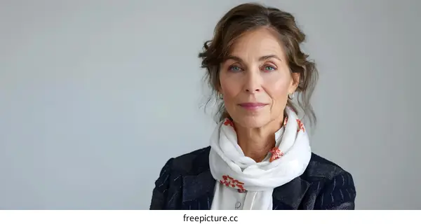 portrait of a middle aged woman