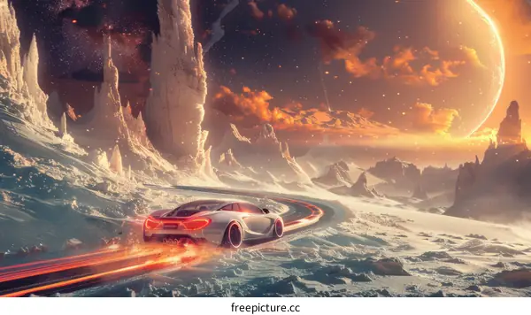 The Snowcapped Mountain Road