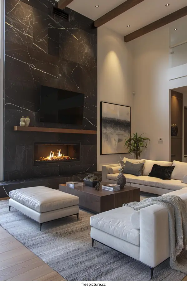 Minimalist Living Room Interior Design with Modern Touches