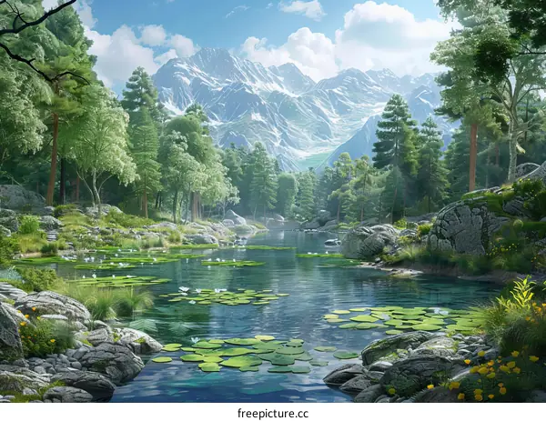 The Enchanting Beauty of Pristine Nature's Tranquility