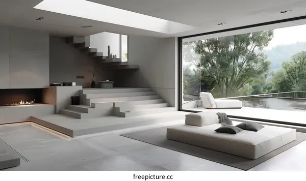 Modern minimalist home interior design