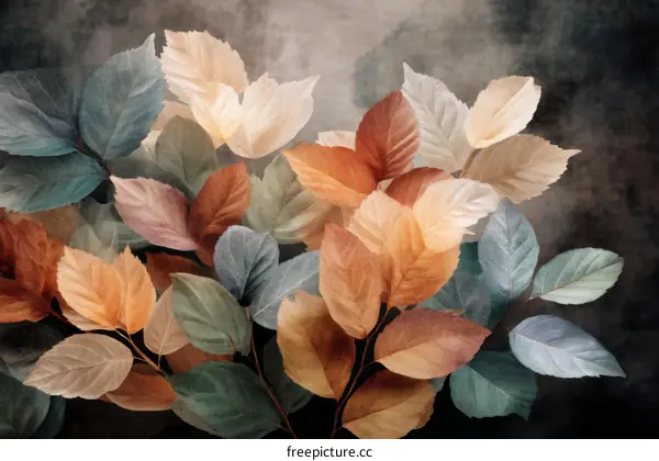 Autumn Leaves Artistic Design for Wall Decor