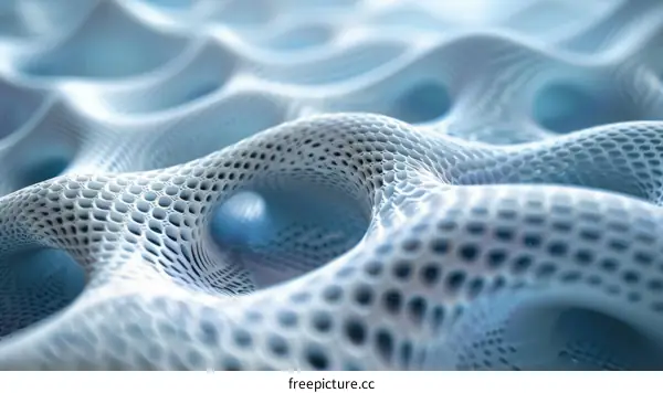 Futuristic organic structure