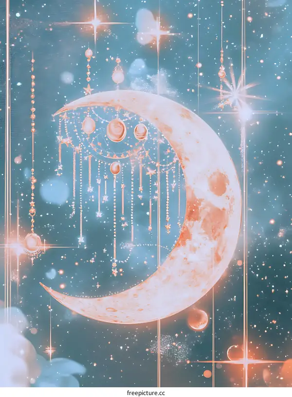 Dreamy Moonlit Celestial Decor