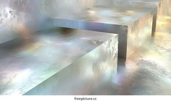 Abstract Geometric Shapes Display Platform