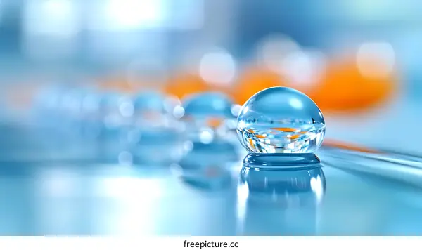 Close Up Water Droplet Abstract Photography