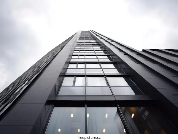 Modern Skyscraper Architecture Detail