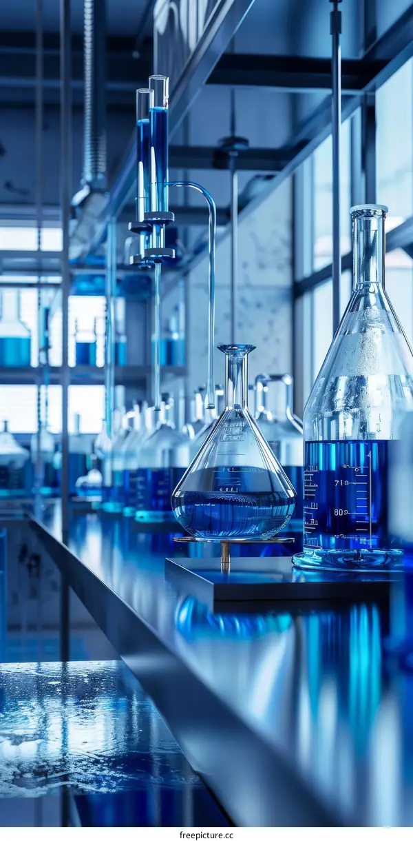 Blue Chemistry Lab: A Colorful Science Experiment