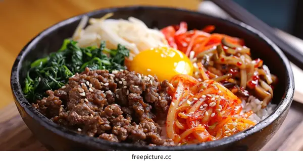 Korean Bibimbap: A Colorful and Delicious Rice Bowl