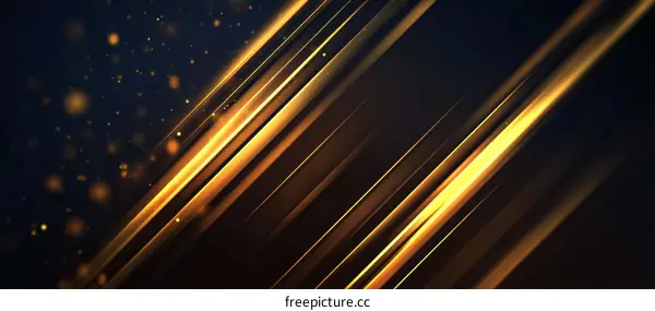 Abstract Gold Lines Background Design