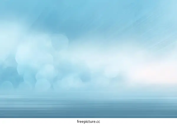 Abstract Light Blue Background with Soft Focus