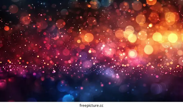 Colorful Glitter and Lights