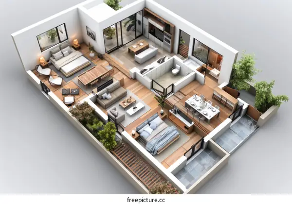 Modern Two Story House Plans