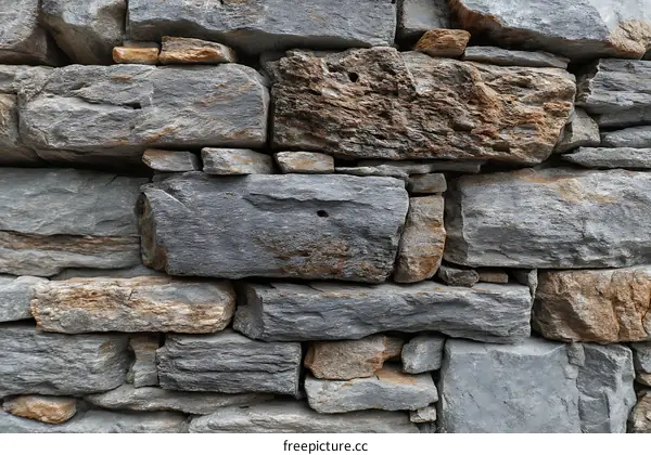 Close Up View of a Stone Wall