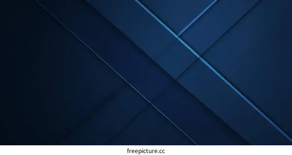 Abstract Dark Blue Geometric Design