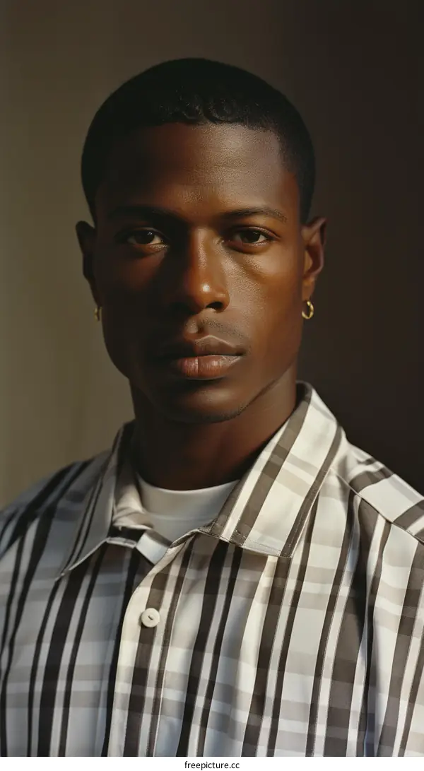 Portrait of a Young African-American Man
