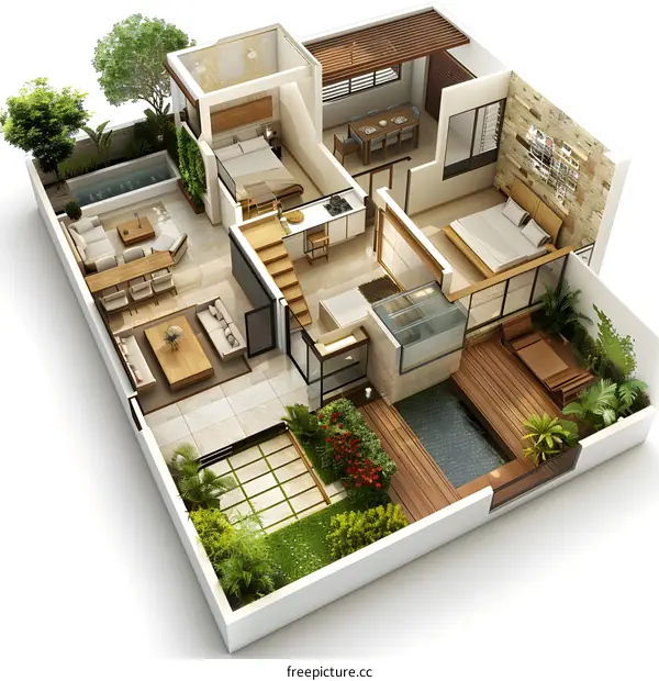 Duplex apartment