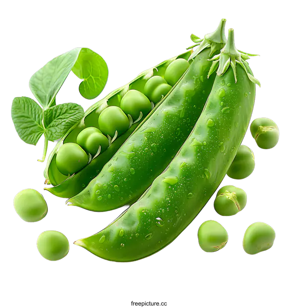 [Transparent Background PNG]Fresh Green Peas