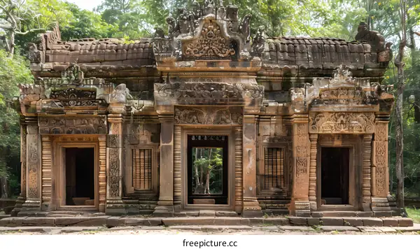 An ancient temple in the jungle