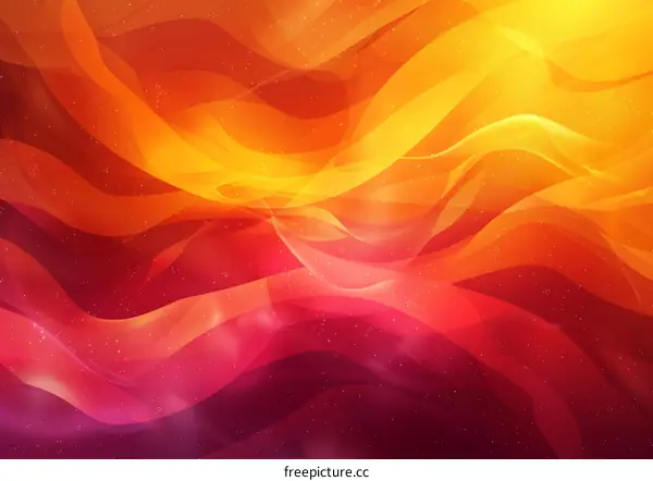 Abstract Colorful Flowing Lines Background Design