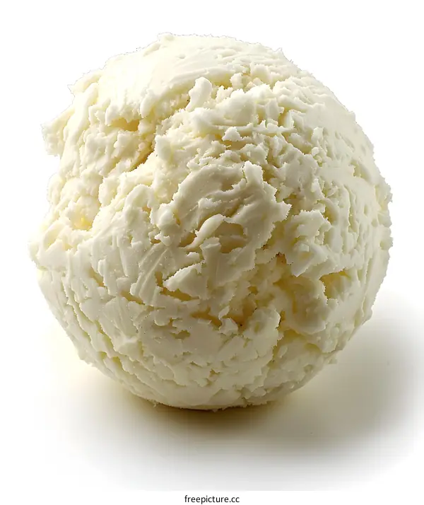 Single Scoop of Vanilla Ice Cream