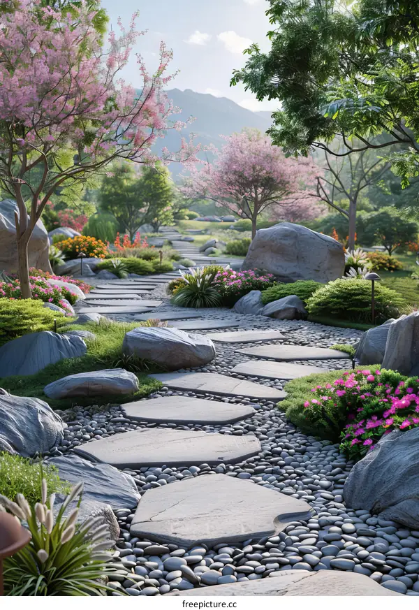 Aesthetic Japanese Zen Garden Design