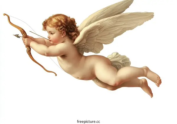 Cupid with Bow and Arrow
