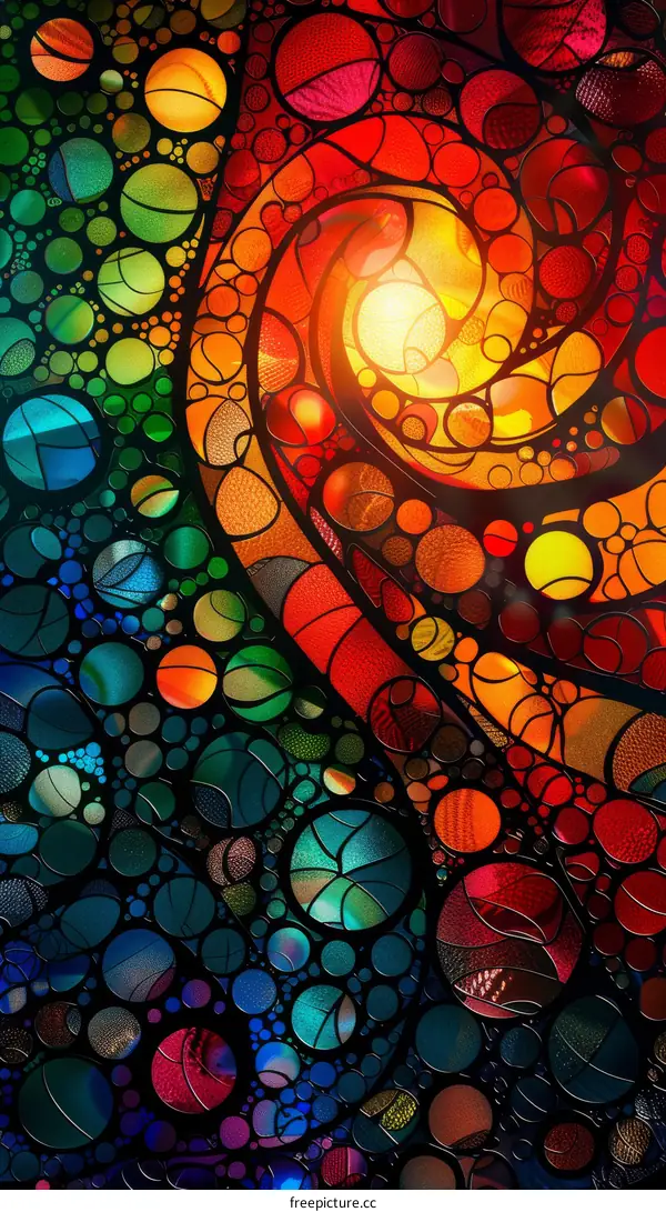 Stained Glass Mosaic Wall Art