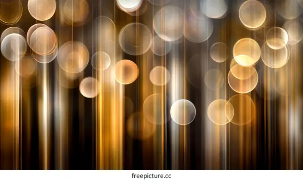 Abstract Bokeh Light Design Illustration
