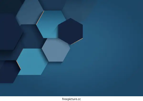 Abstract Geometric Hexagon Background Design