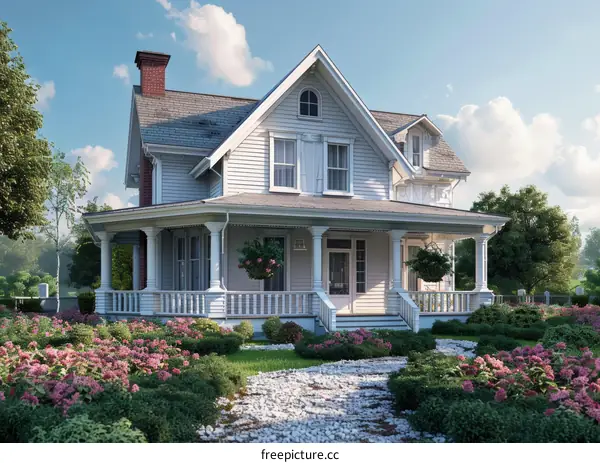 Classic American Farmhouse Exterior Design
