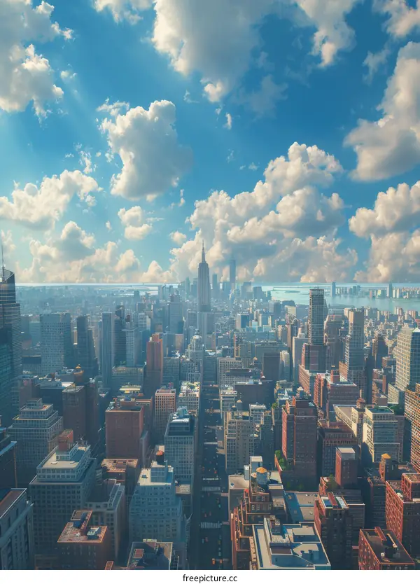 New York City Skyline and Empire State Building